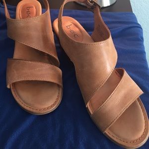 Tan b.o.c. sandals.